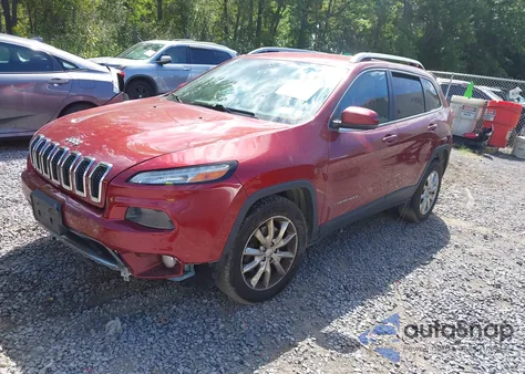 2016 Jeep Cherokee Limited z USA, uszkodzony, nr VIN 1C4PJMDB4GW178385